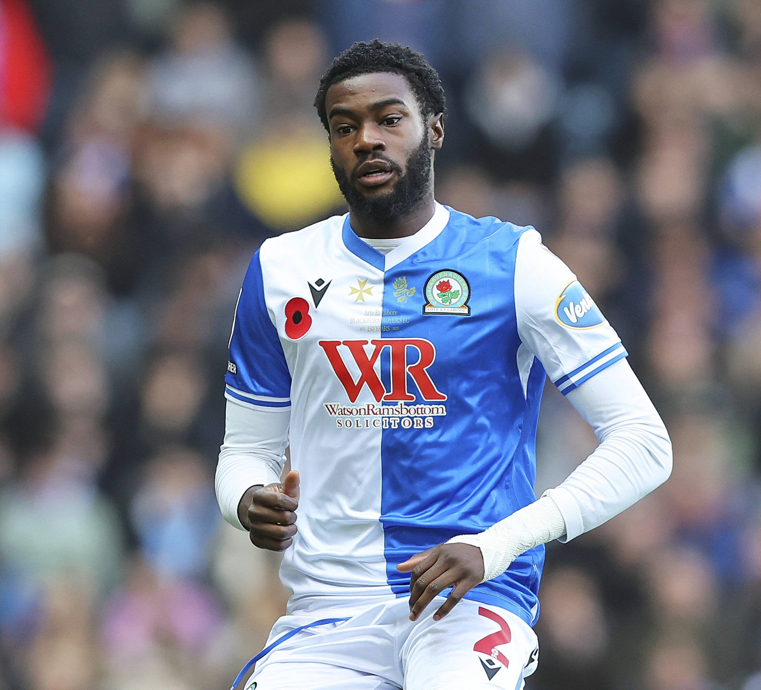 Blackburn Rovers defender Ryan Alebiosu