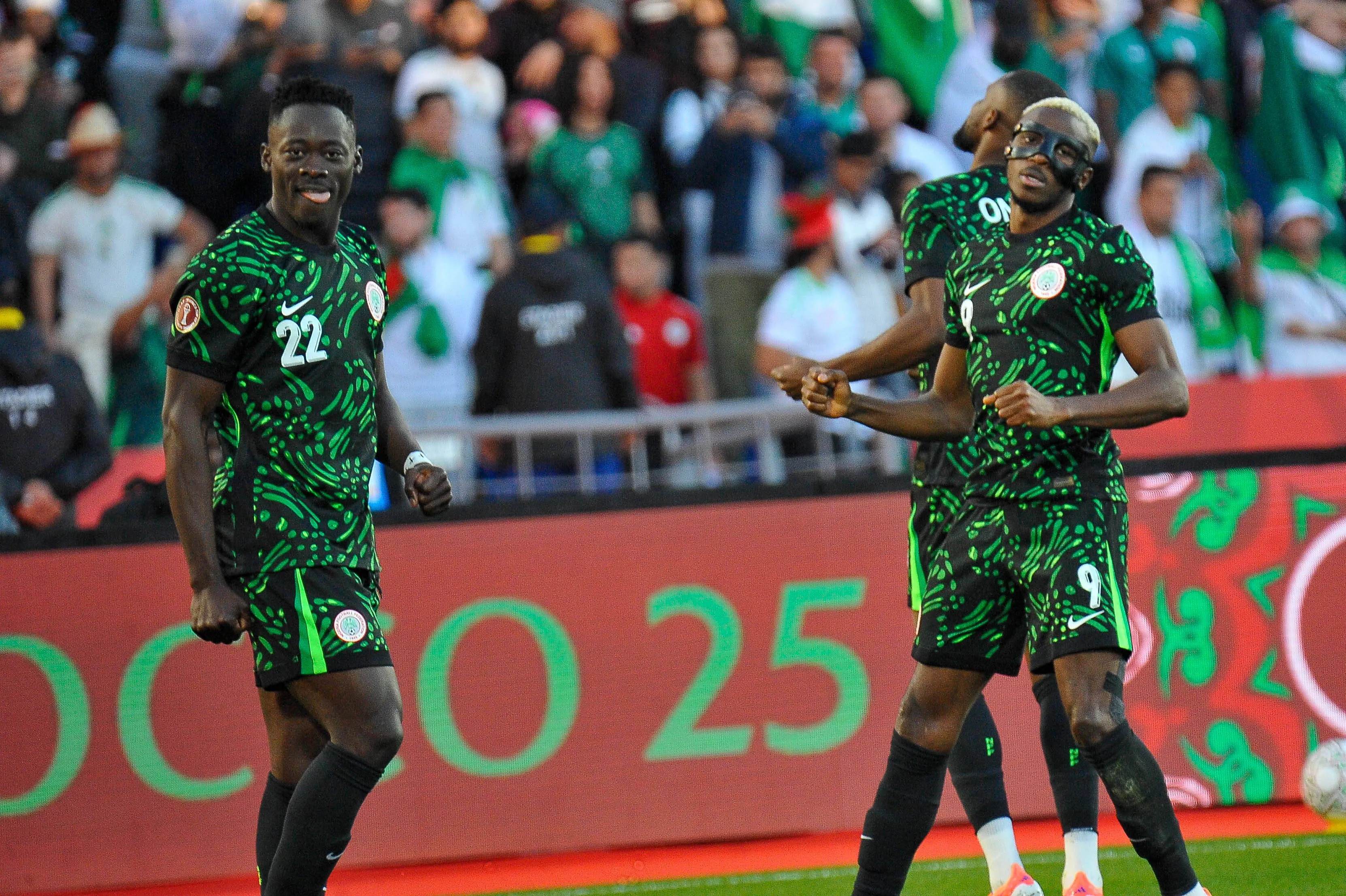 Victor Osimhen and Akor Adams