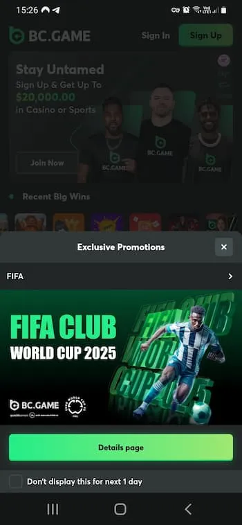 BC Game App for Android & iOS 2026