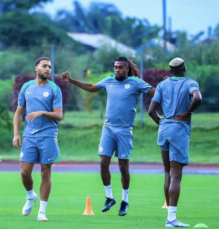 Super Eagles in training