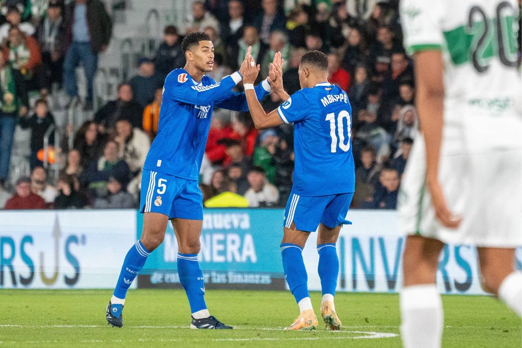 Jude Bellingham and Kylian Mbappe