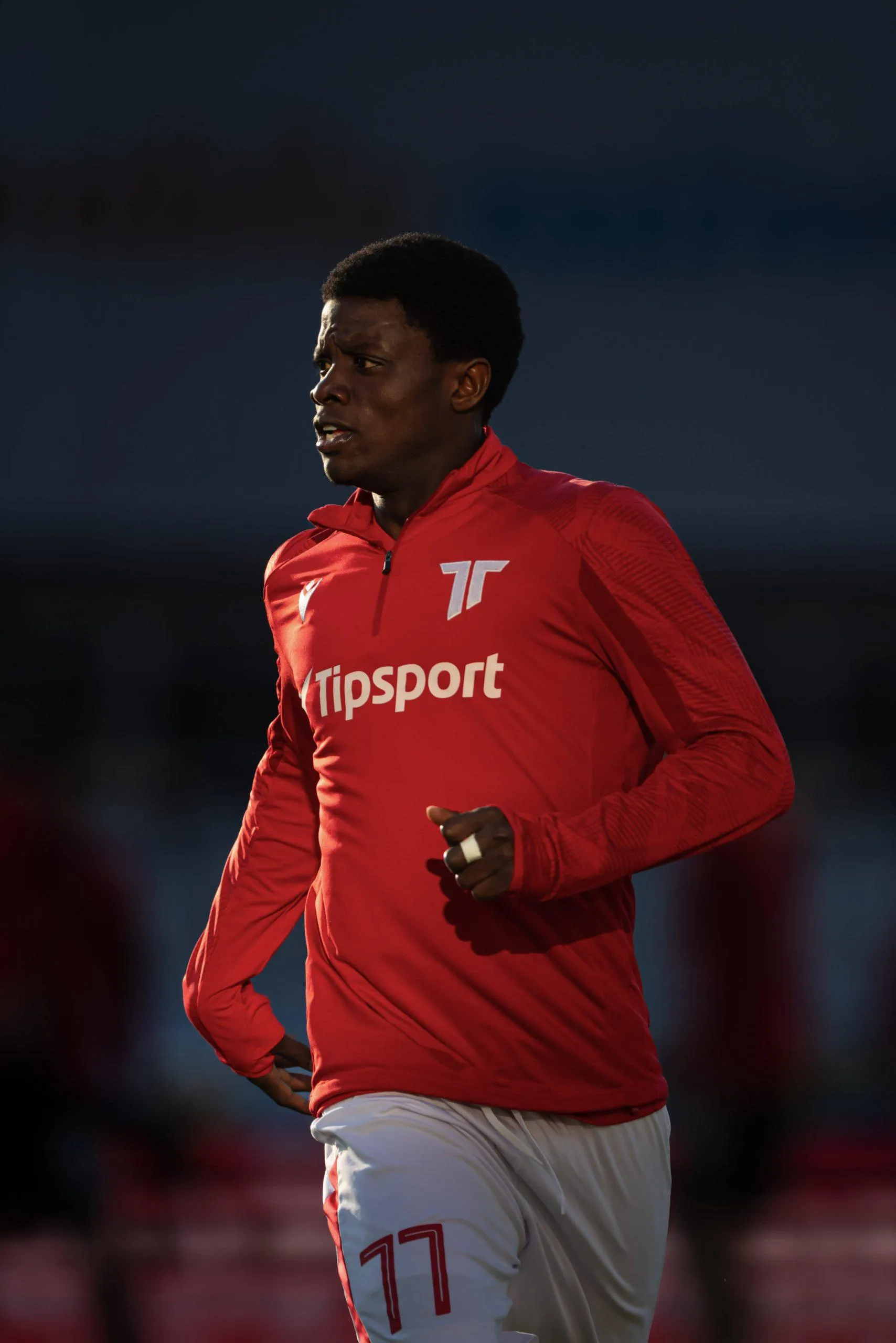 Sani Suleiman during Nike liga match, AS Trencin - FC Spartak Trnava , 28. october 2024, Stadium na Sihoti