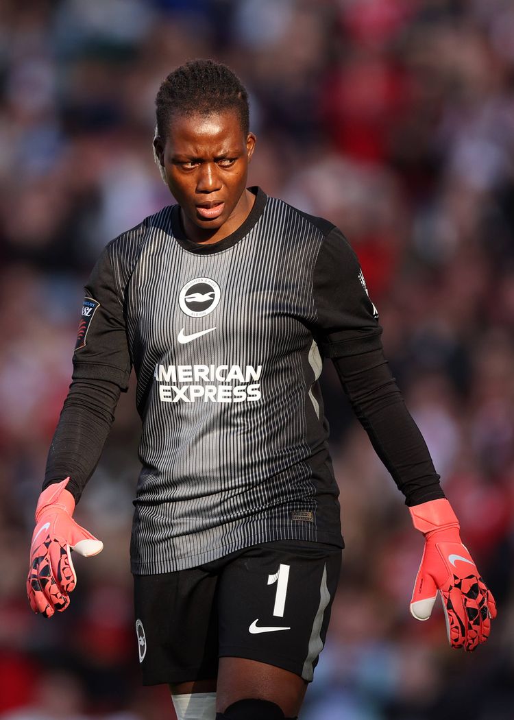 Super Falcons and Brighton goalkeeper Chiamaka Nnadozie