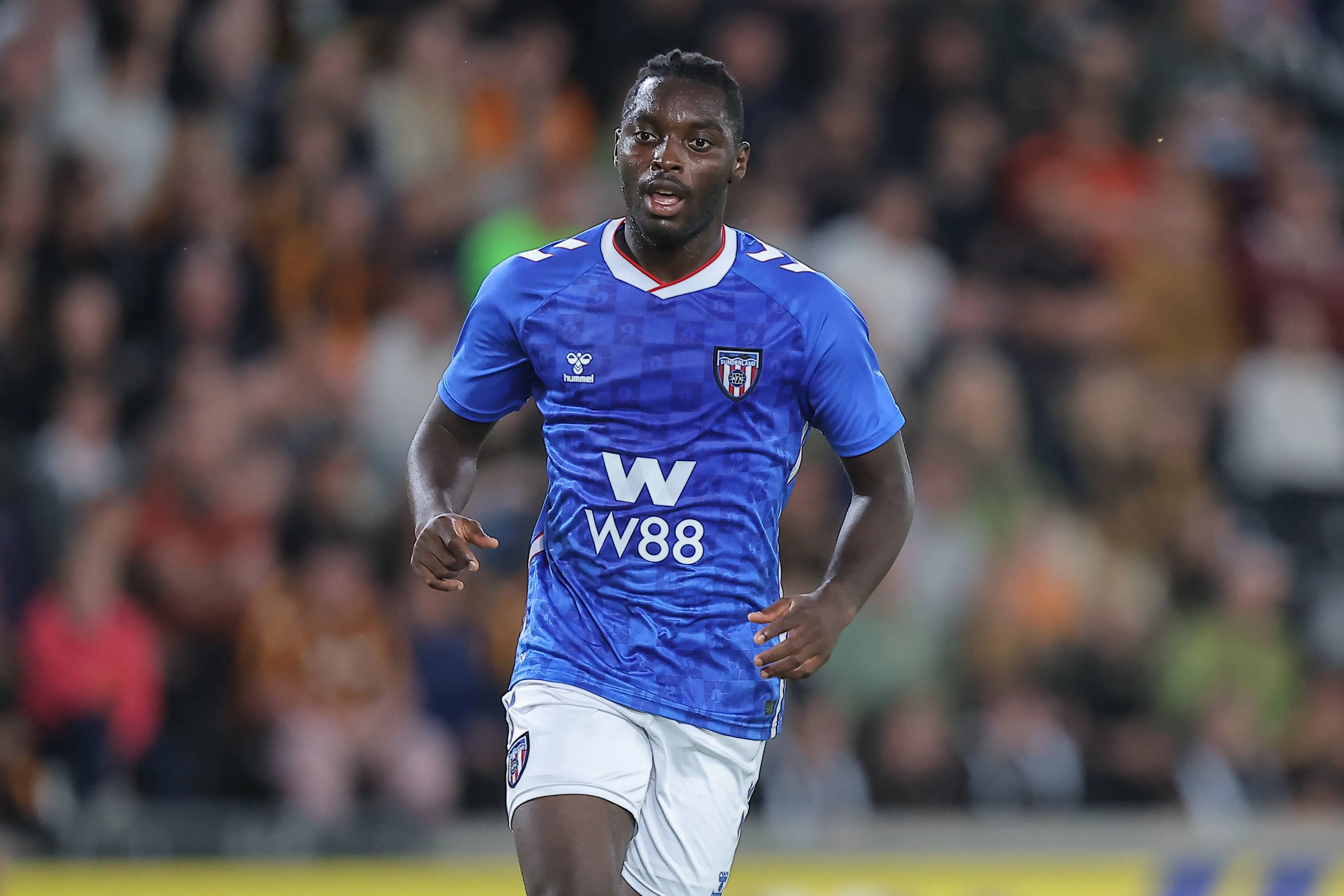 Ahmed Abdullahi of Sunderland in action during the Pre-Season Friendly match against Hull City