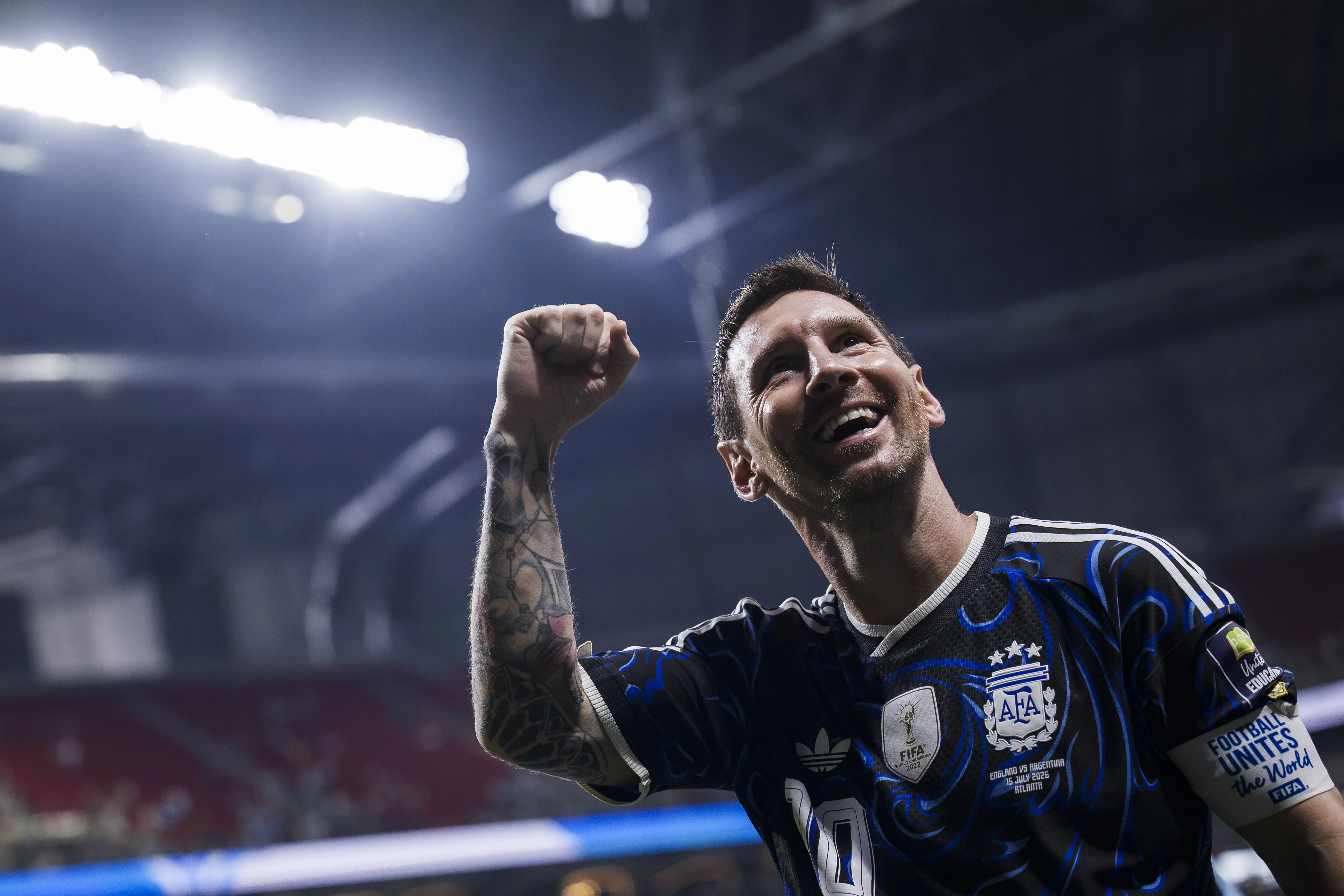 Lionel Messi against England at the 2026 World Cup 