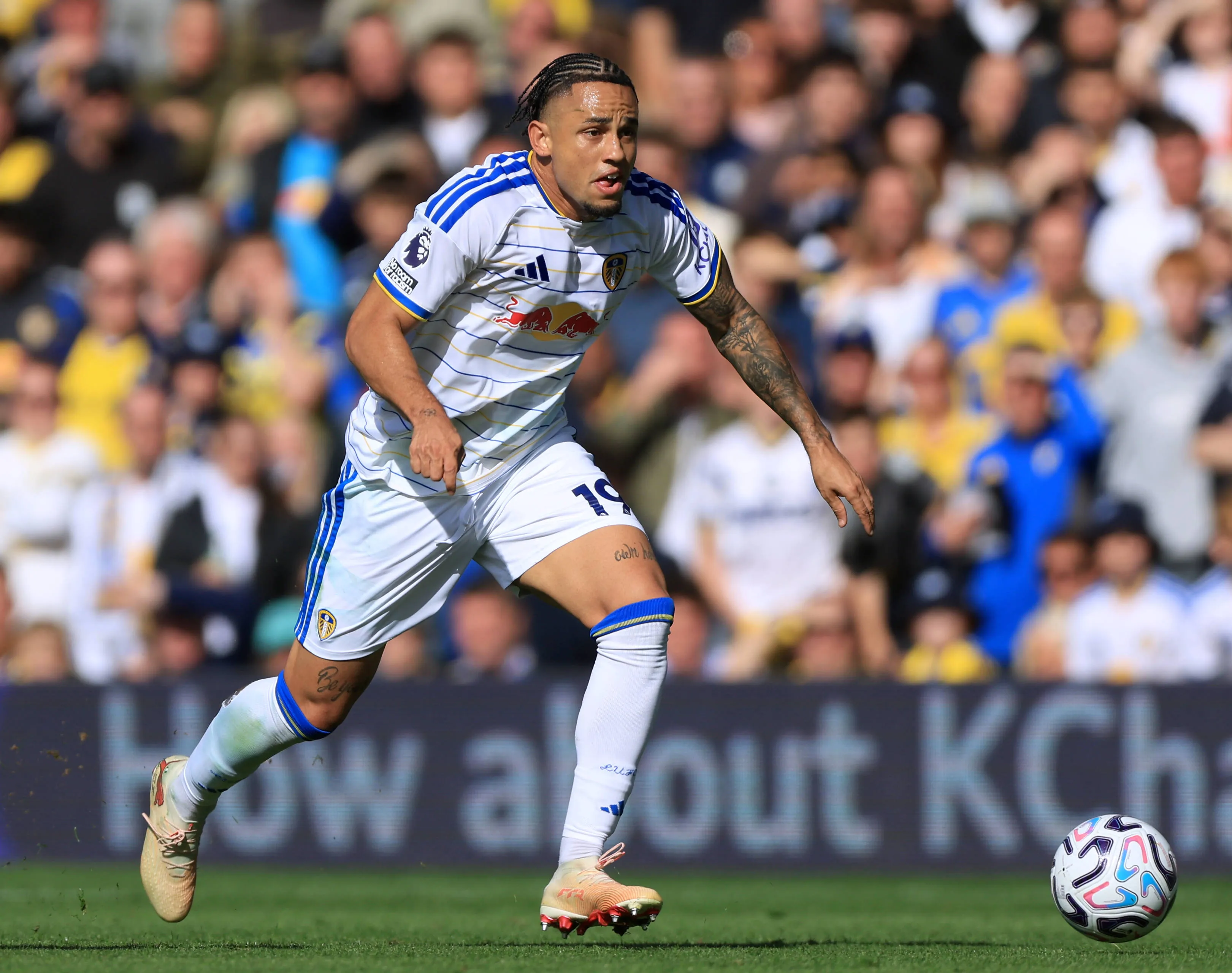 Noah Okafor of Leeds United