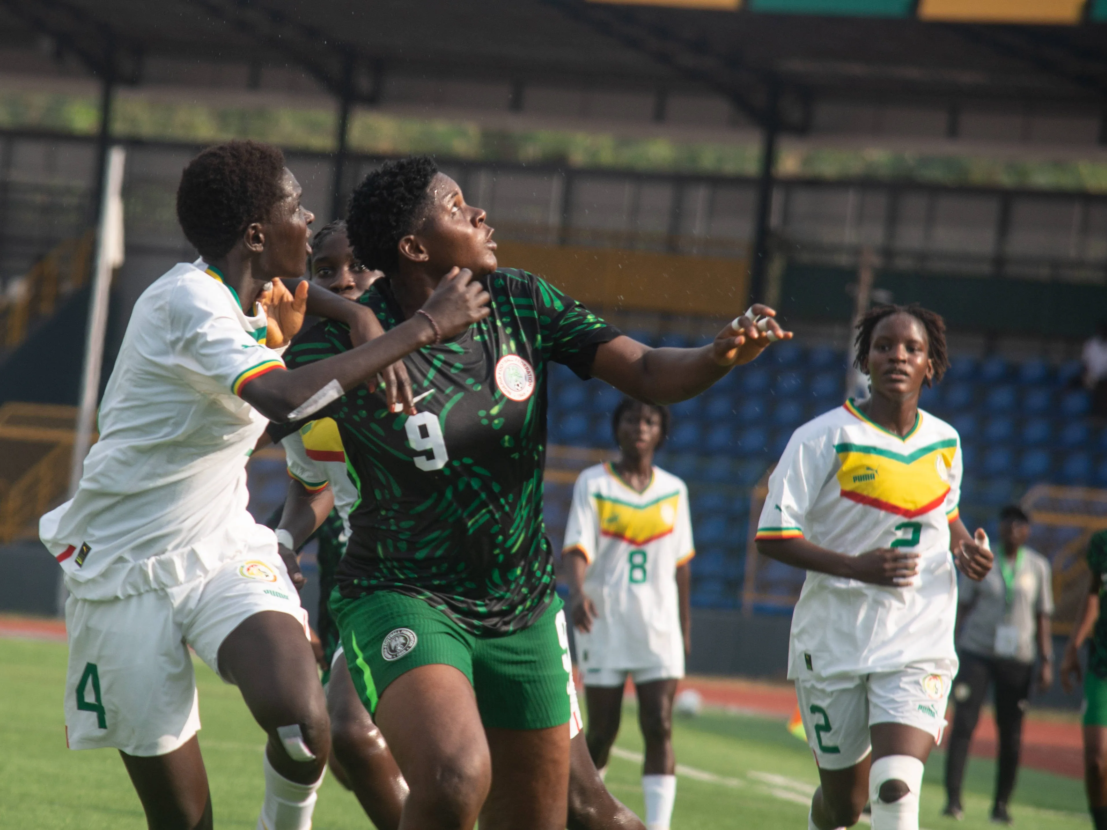 Nigeria and Benfica forward Janet Akekoromowei