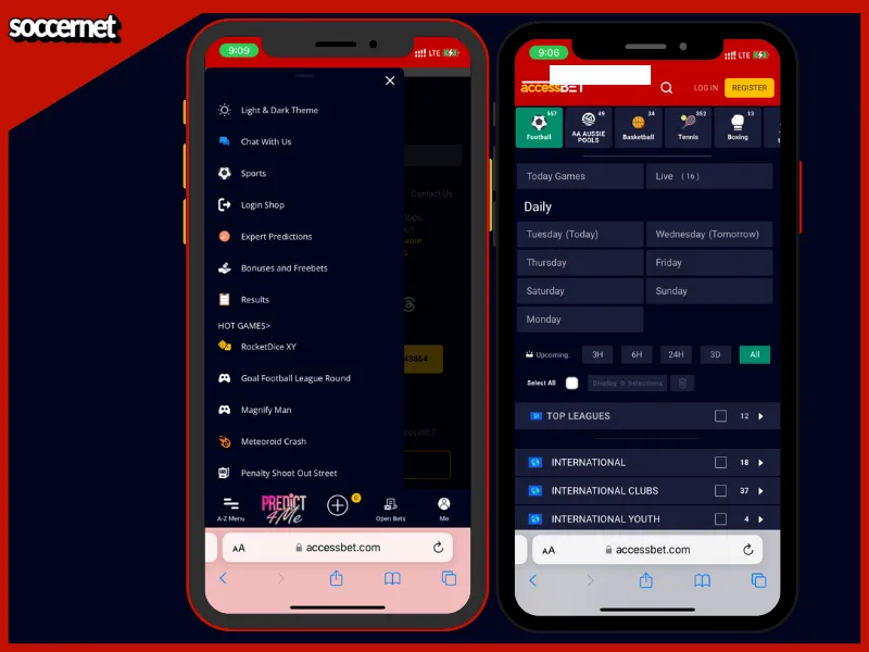 Accessbet sports betting options and features