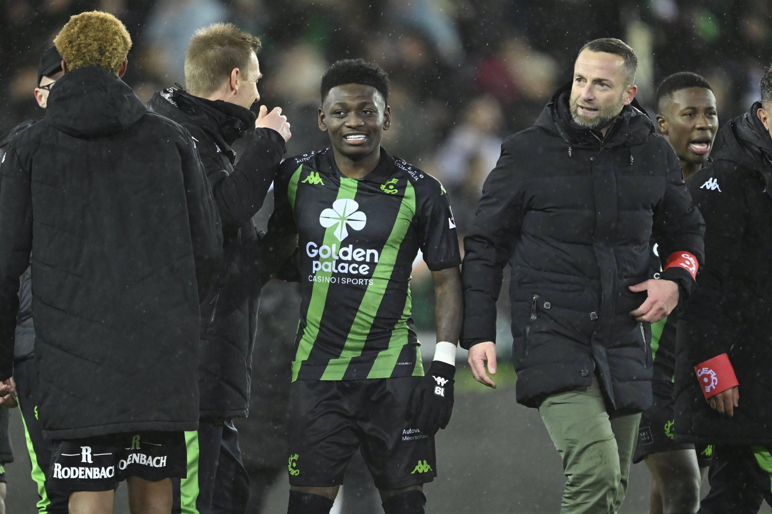 Cercle Brugge youngster Kazeem Olaigbe 