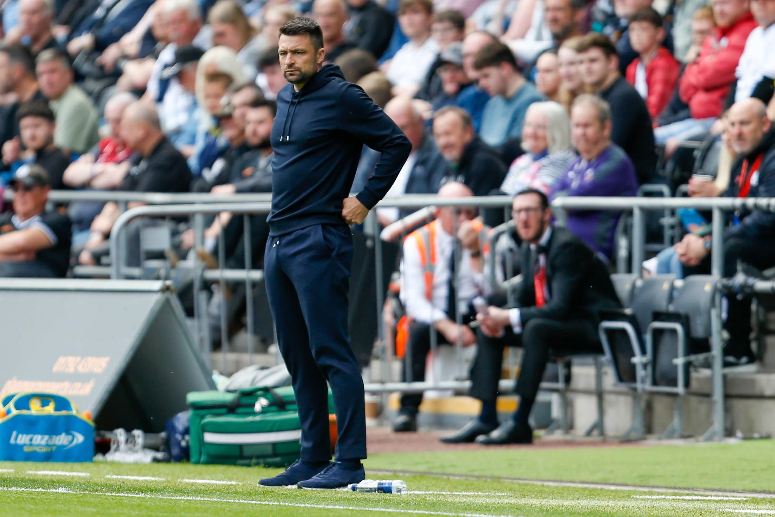 Rangers Manager Russel Martin during the Sky Bet Championship match at Swansea