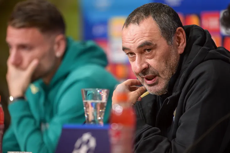 Lazio manager Mauricio Sarri