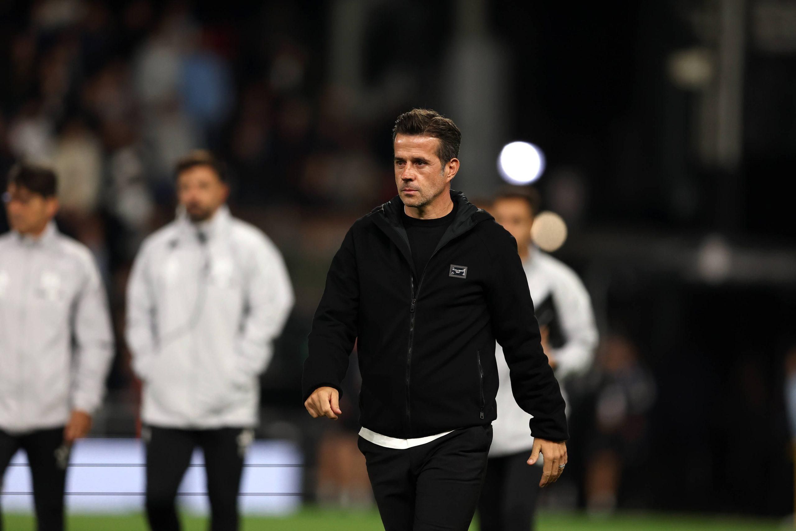  Fulham Manager Marco Silva arriving at the dugout