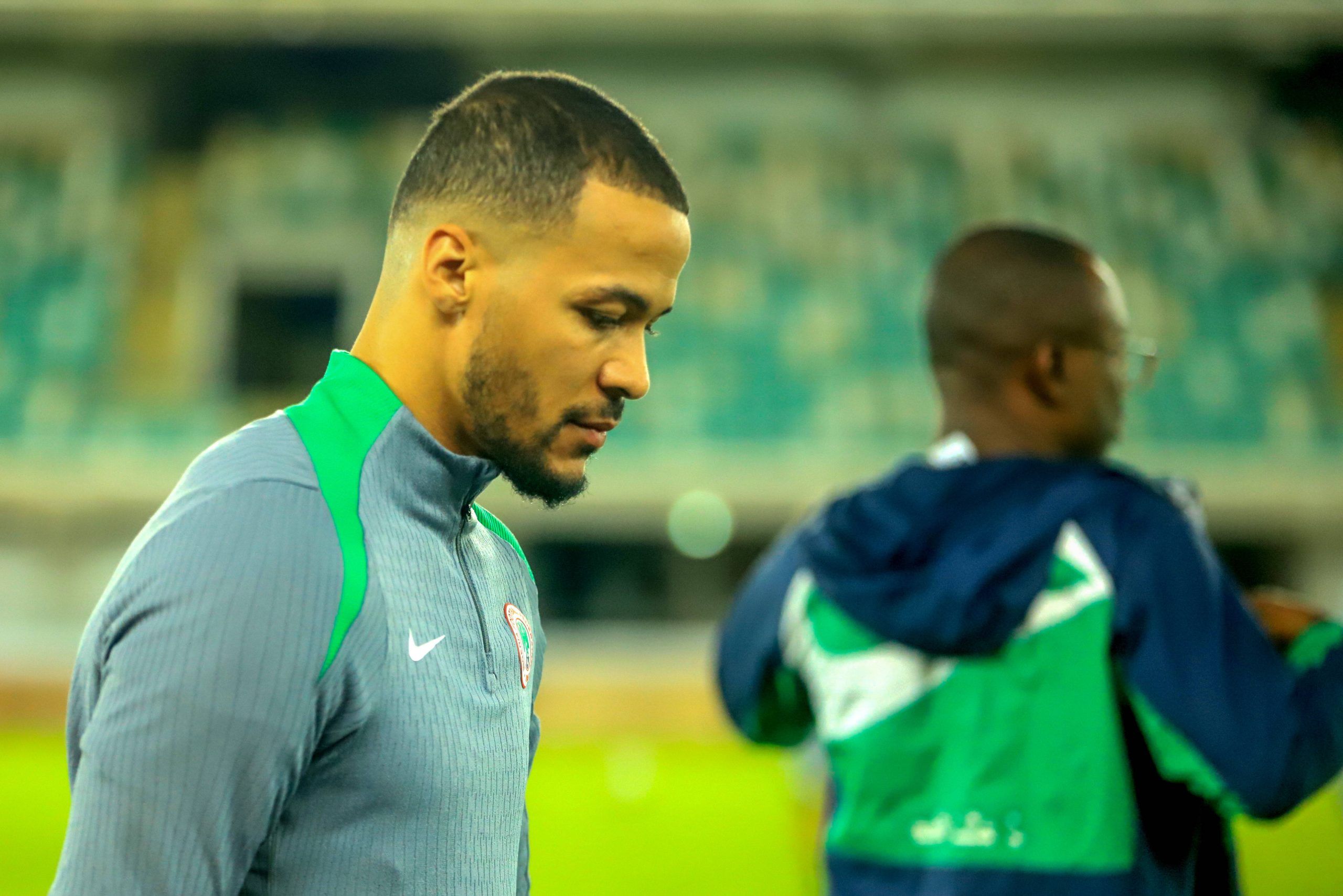 William Troost Ekong during the Super Eagles of Nigeria final training ahead of 2026 FIFA World Cup qualifier match between Nigeria and Benin Republic
