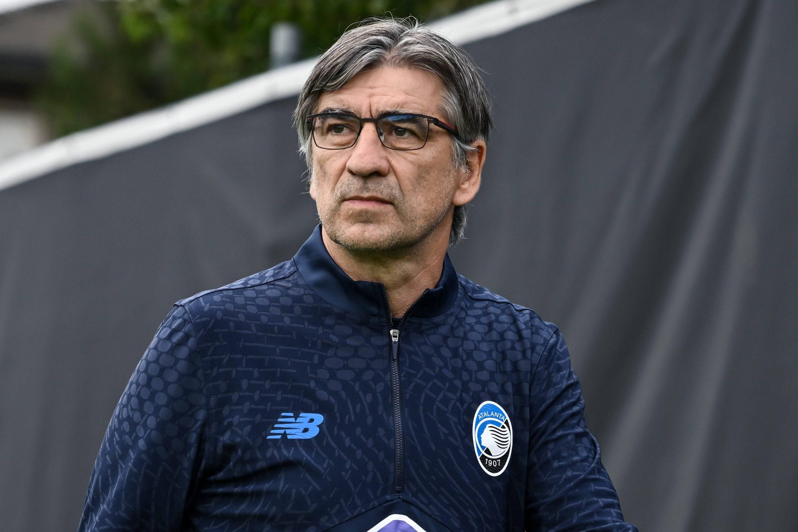 Ivan Juric with Atalanta U-23 training
