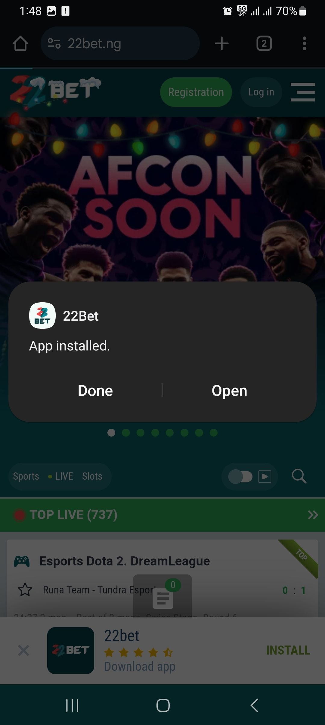 22Bet App Nigeria: Android (APK) & iOS Download Guide