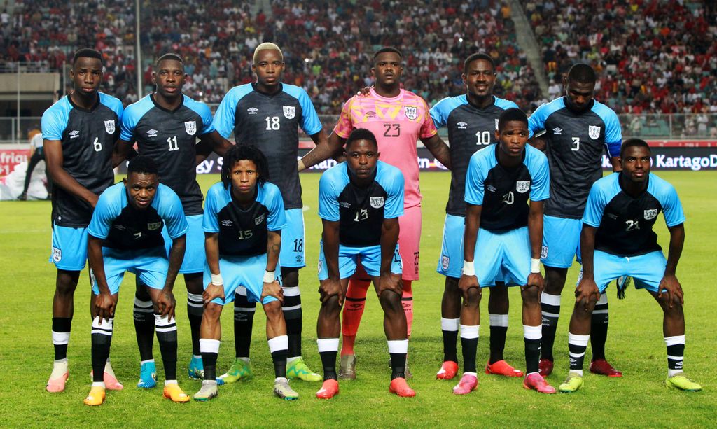 September 8, 2023, Rades, Tunis, Tunisia: Team of Botswana duriing the Tunisia vs Botswana in the final qualifying match for the Africa Cup in Ivory Coast of Group J, at the Hamadi Agrebi stadium in RadoÂs. Rades Tunisia