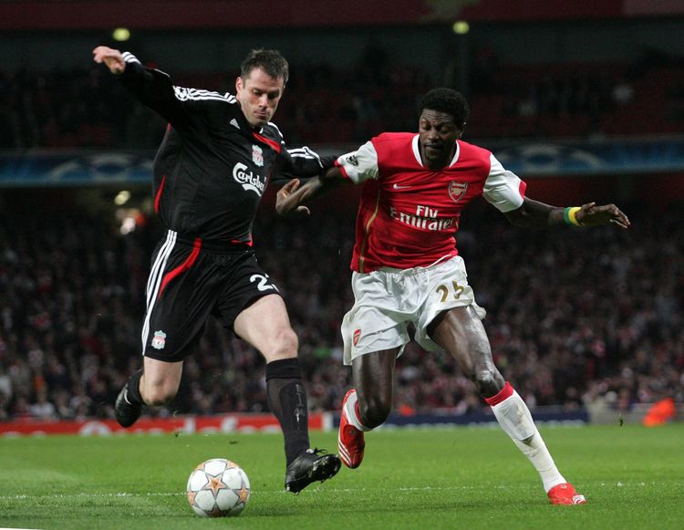 “Would I want my son to be Like Carragher?” – Emmanuel Adebayor backs Okocha