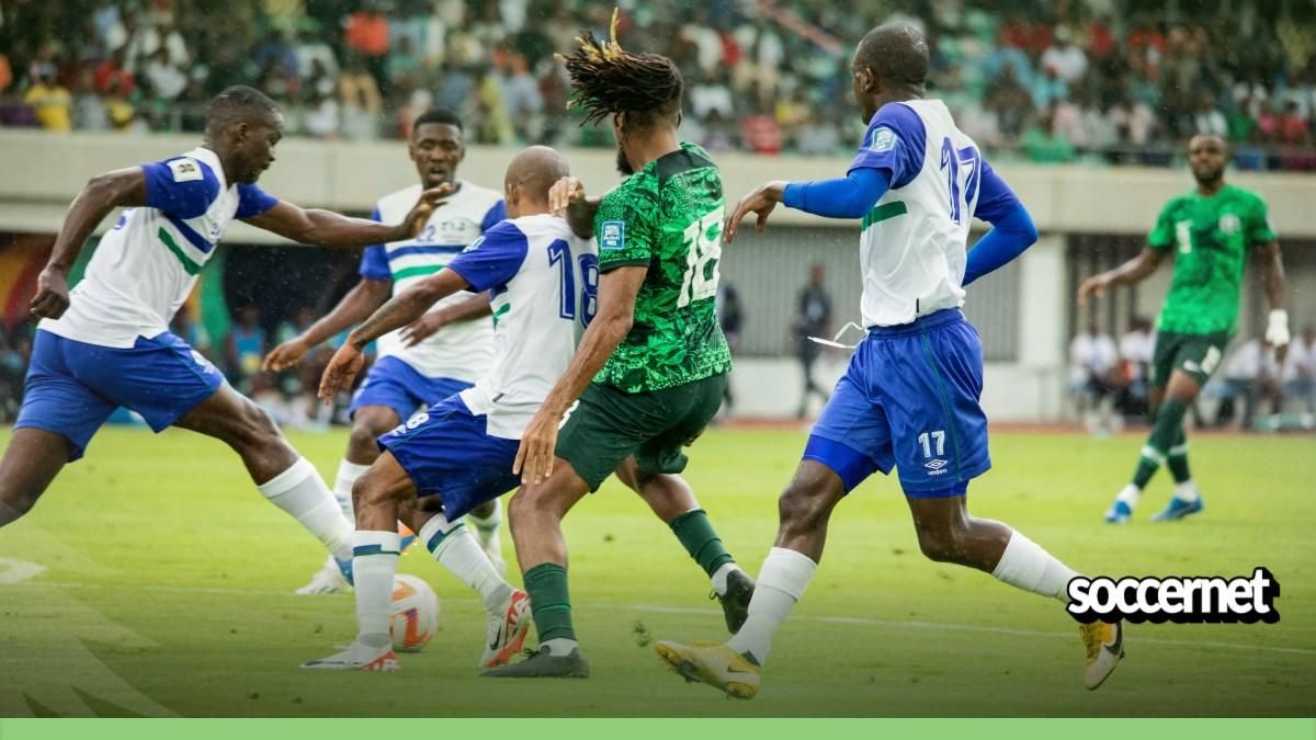 World Cup Qualifiers match between Super Eagles of Nigeria and Lesotho