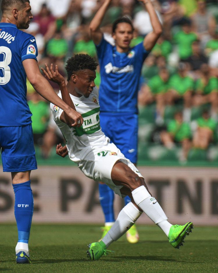 Nigeria and Elche midfielder John Nwankwo Donald 