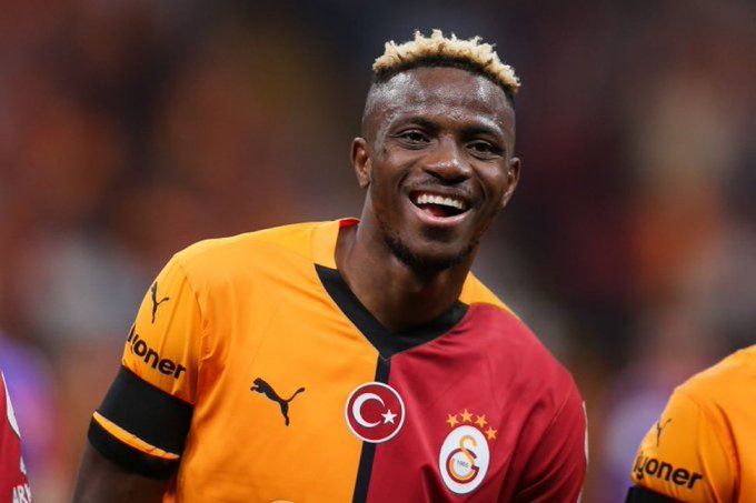 Pictures: Osimhen returns to training for Galatasaray ahead of Europa League cracker against Tottenham