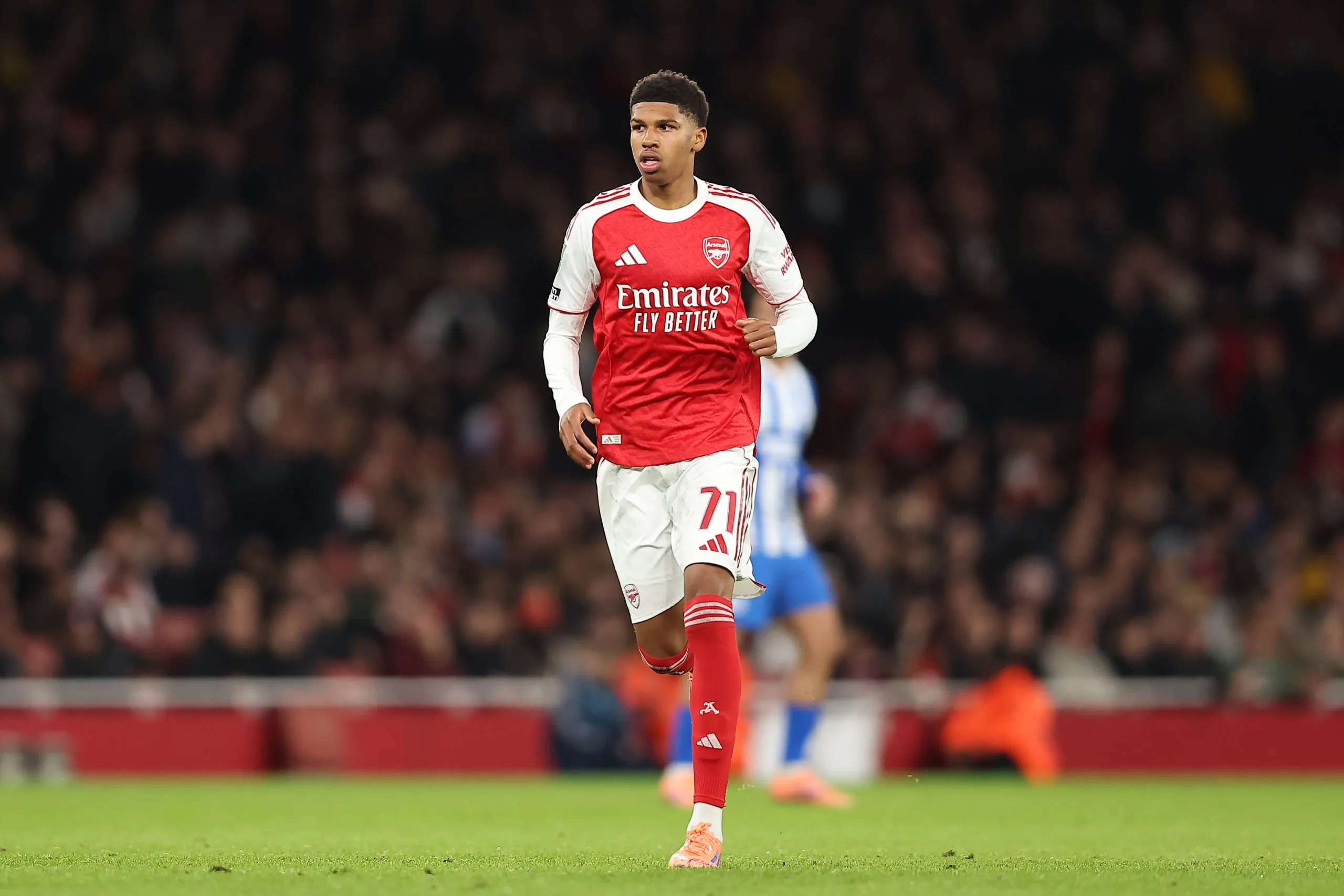 Andre Harriman-Annous during Arsenal versus Brighton and Hove Albion clash
