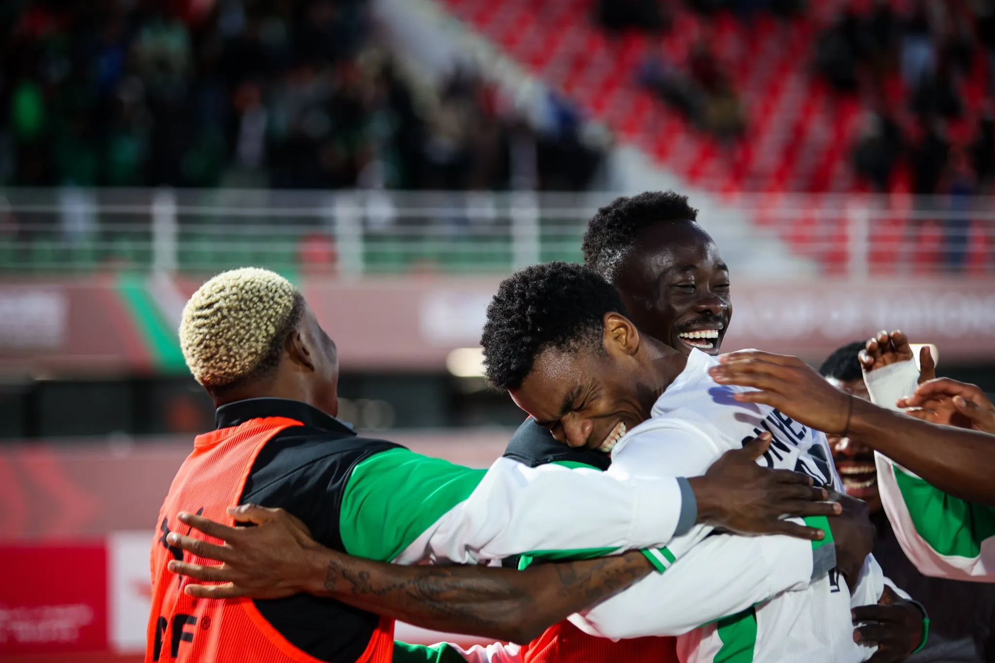 Nigeria's Akor Adams and Raphael Onyedika