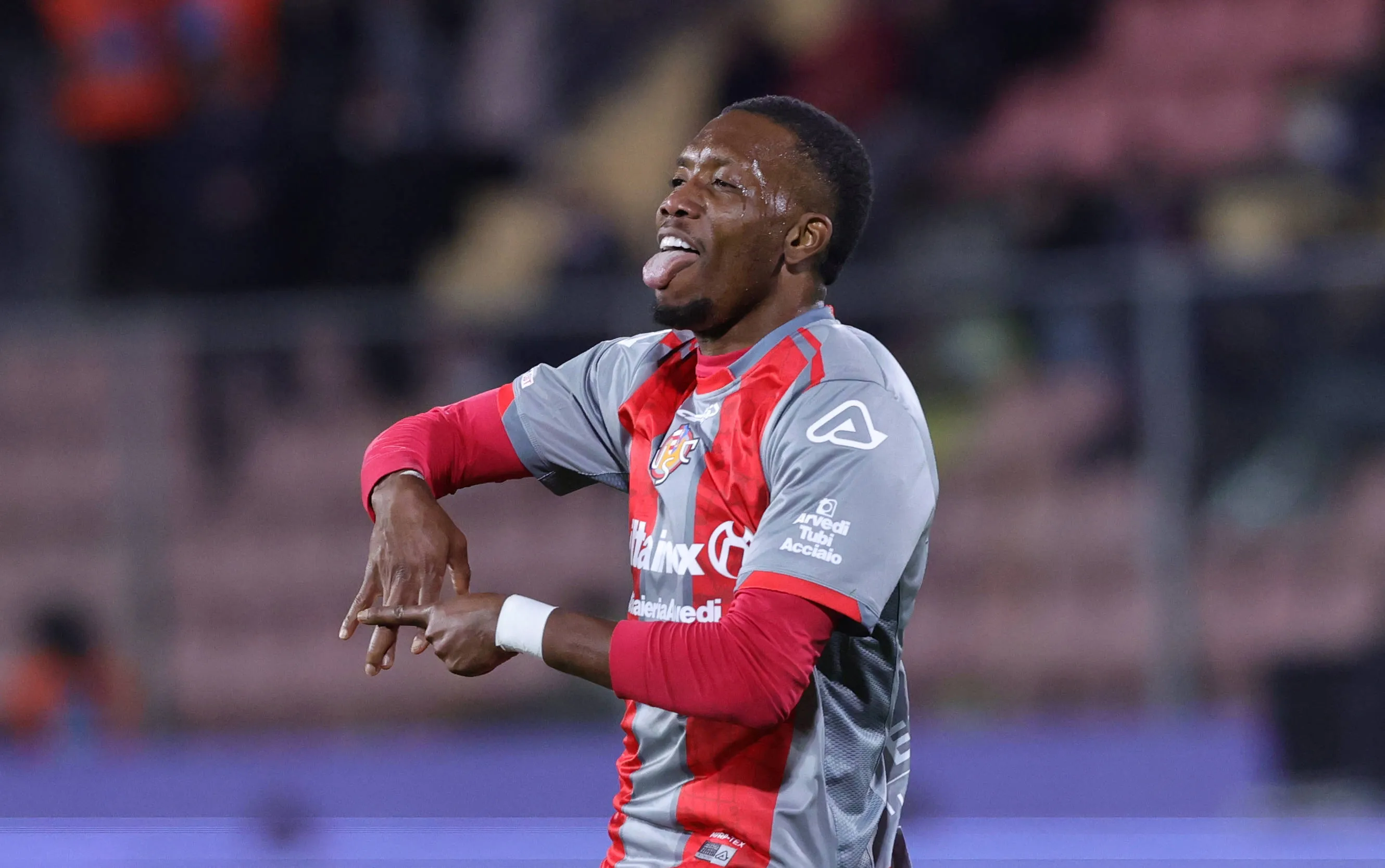 Cremonese forward David Okereke