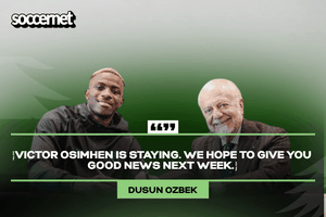 Galatasaray President confirms Osimhen’s future amidst transfer saga