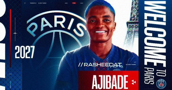 Official: Super Falcons captain Rasheedat Ajibade becomes 6th Nigerian in PSG’s history