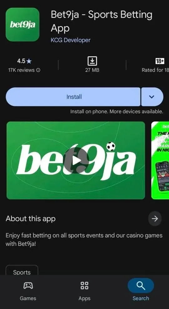 Bet9ja App Nigeria: Download Guide for Android & iOS