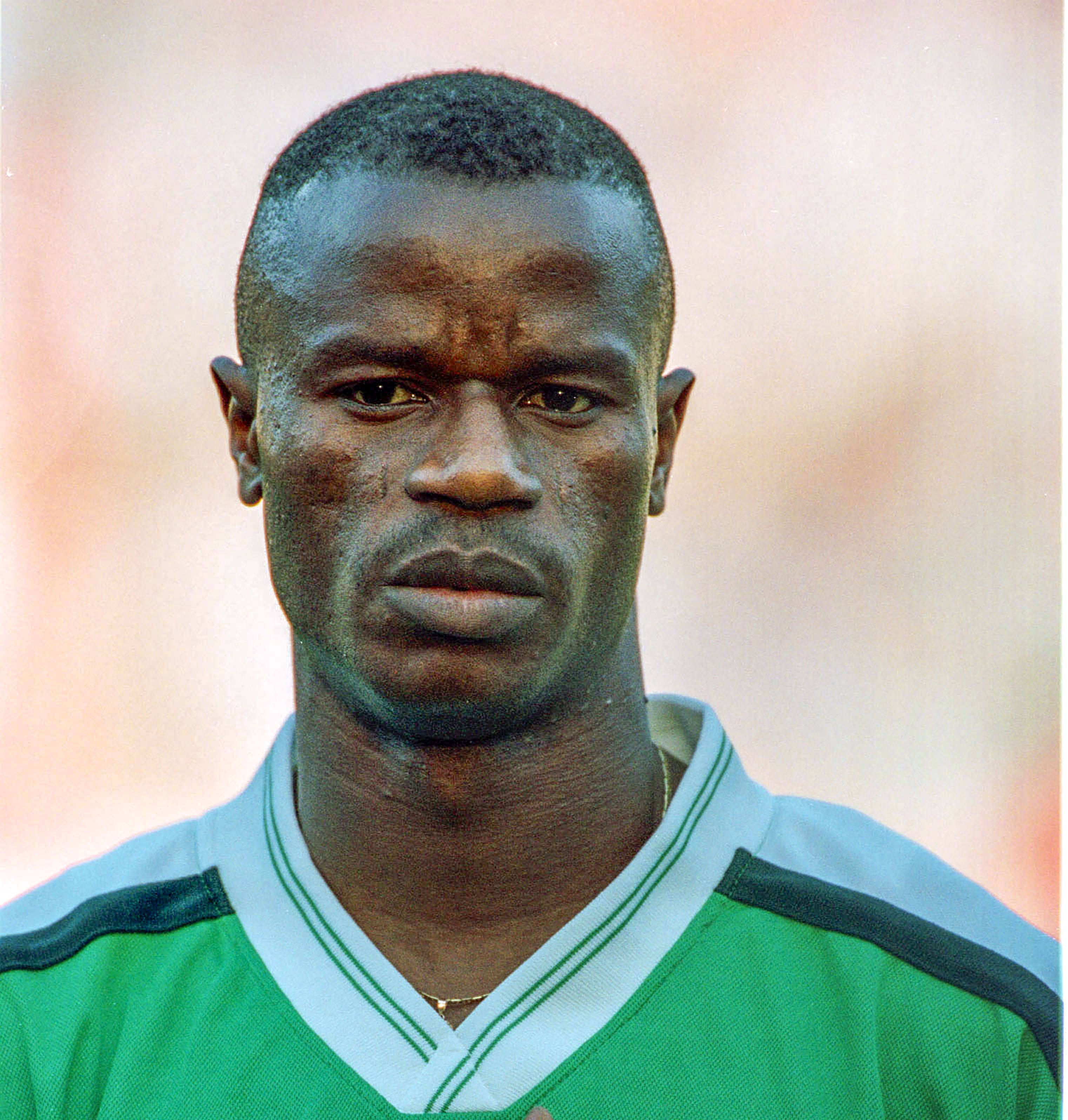 Mutiu Adepoju for the Super Eagles