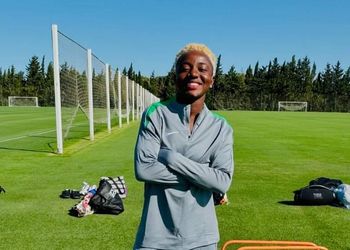 Photos: Super Falcons star Deborah Abiodun debuts as DJ Saint