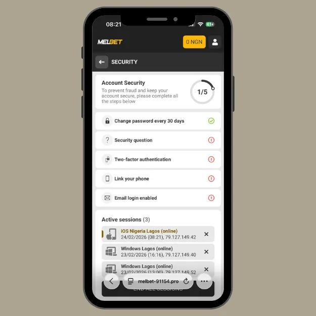 Melbet online