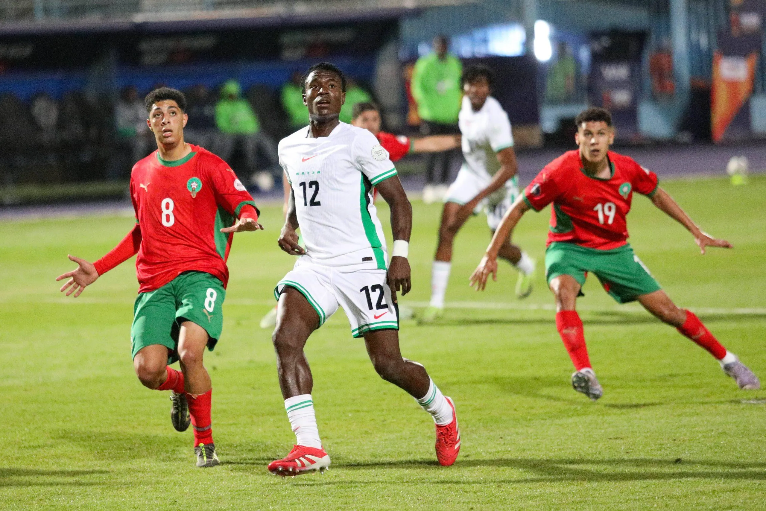  Ayman Arguigue of Morocco and Precious Benjamin of Nigeria