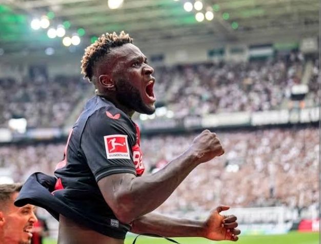 Bundesliga: Boniface sets new record in Leverkusen’s dominant display against Monchengladbach