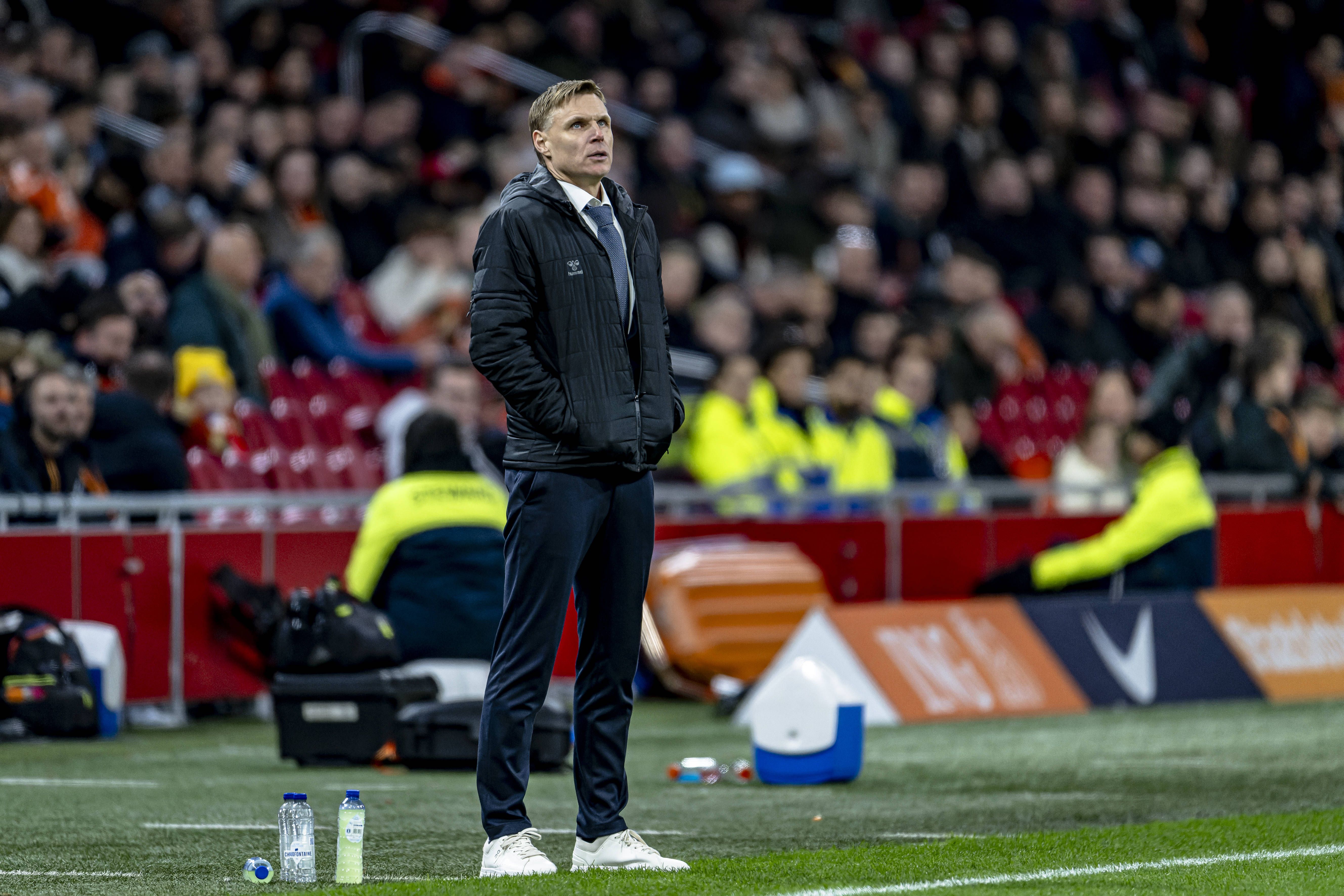 Coach Edgaras Jankauskas, during the match between Lithuania and Netherlands