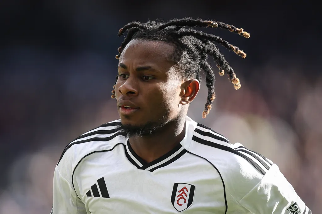 Birmingham, England, 28th September 2025. Samuel Chukwueze during the Aston Villa vs Fulham Premier League match at Villa Park, Birmingham