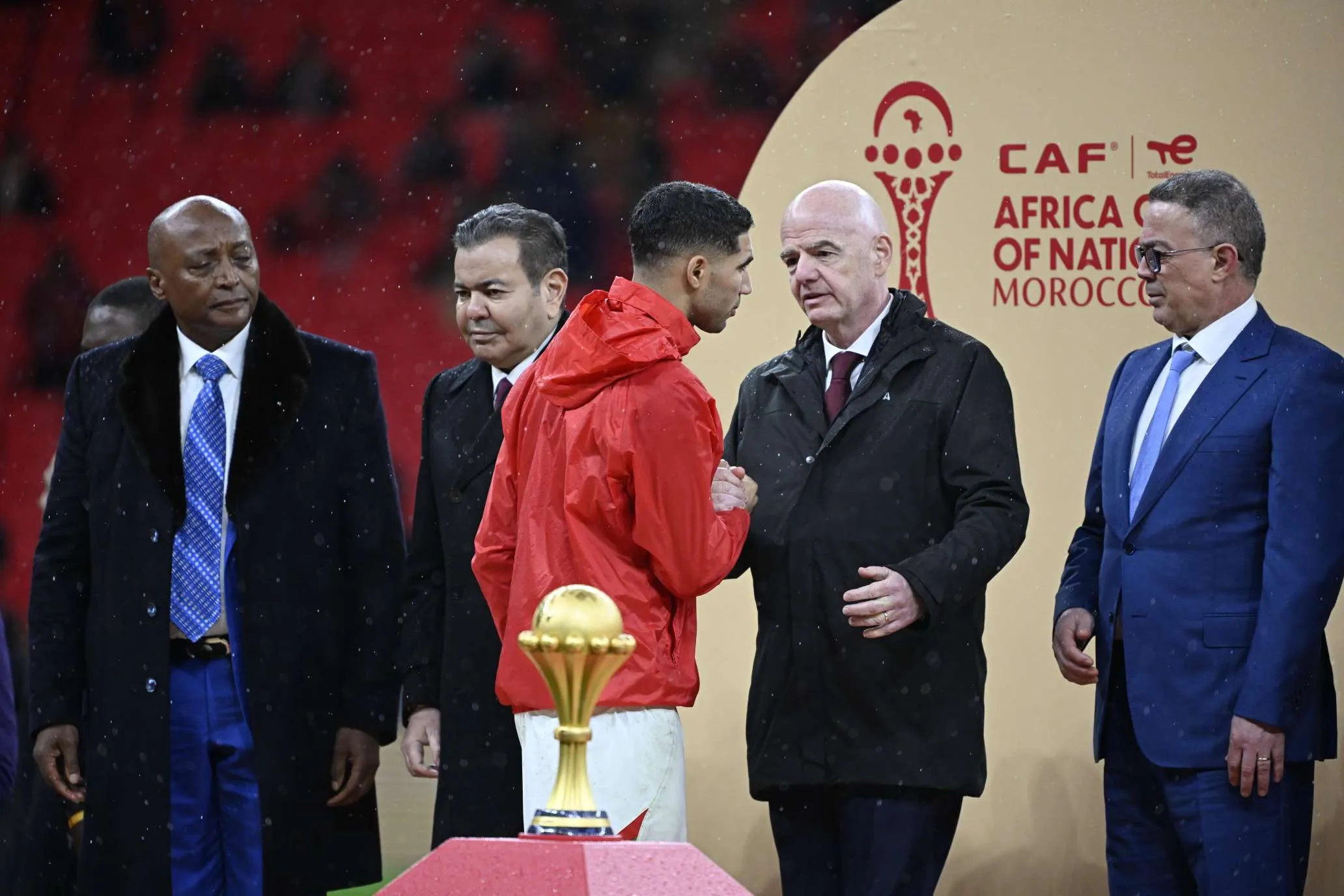 Gianni Infantino, Motsepe, Achraf Hakimi