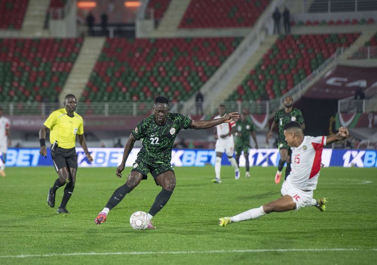 “She was rushed to the hospital” – Akor Adams sends cute message after scoring first AFCON goal for Super Eagles