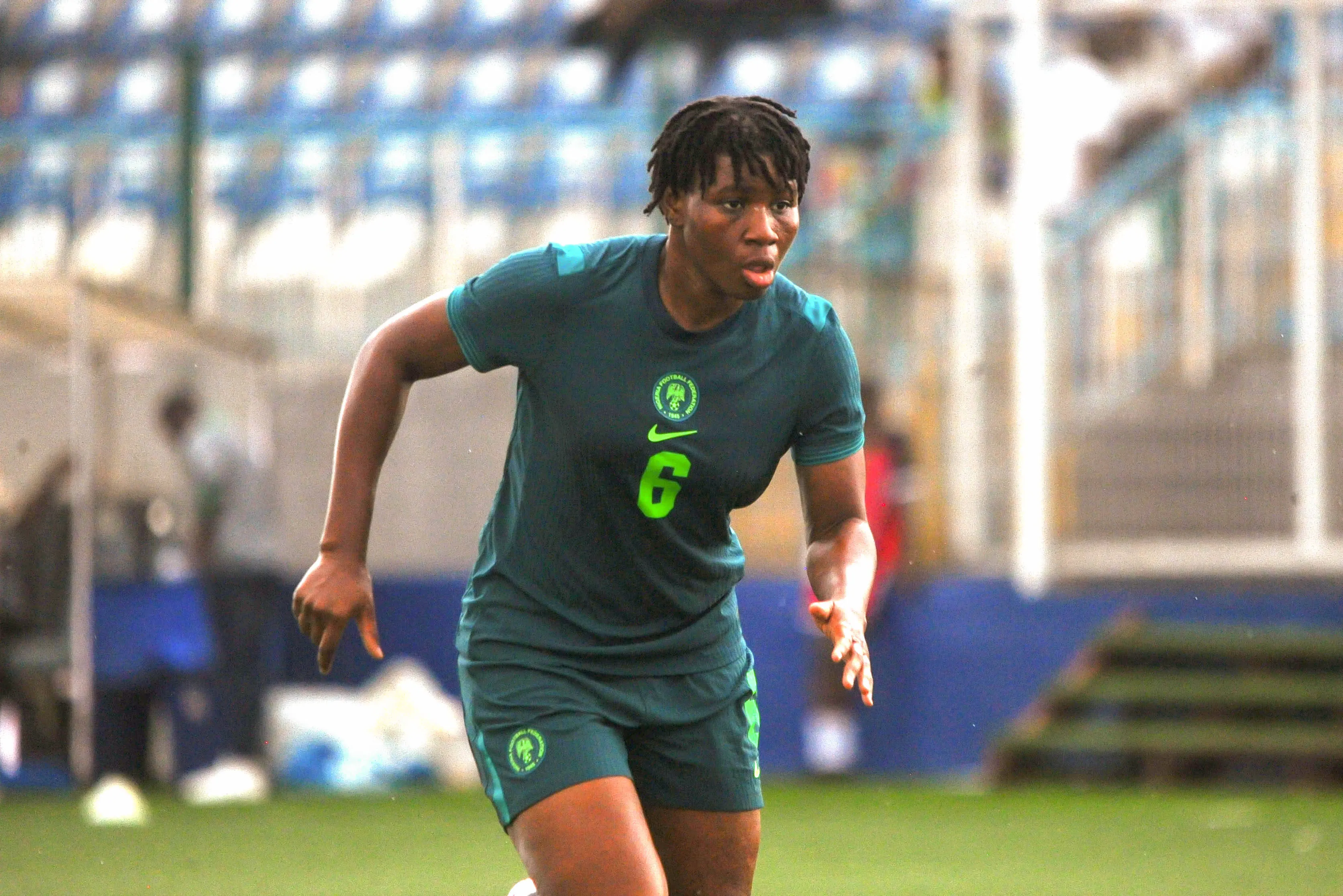 Omewa Joy, Nigeria during the International Friendly match between Senegal and Nigeria women at Remo Stadium on June 8, 2026 in Ikenne, Nigeria