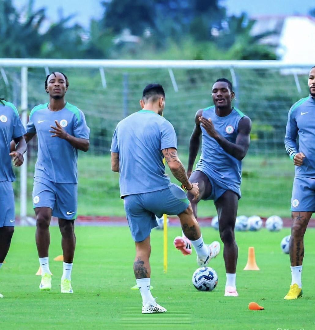 Super Eagles in training