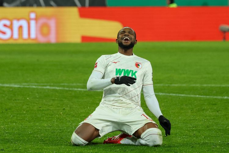 Nigeria Super Eagles and Augsburg Frank Onyeka