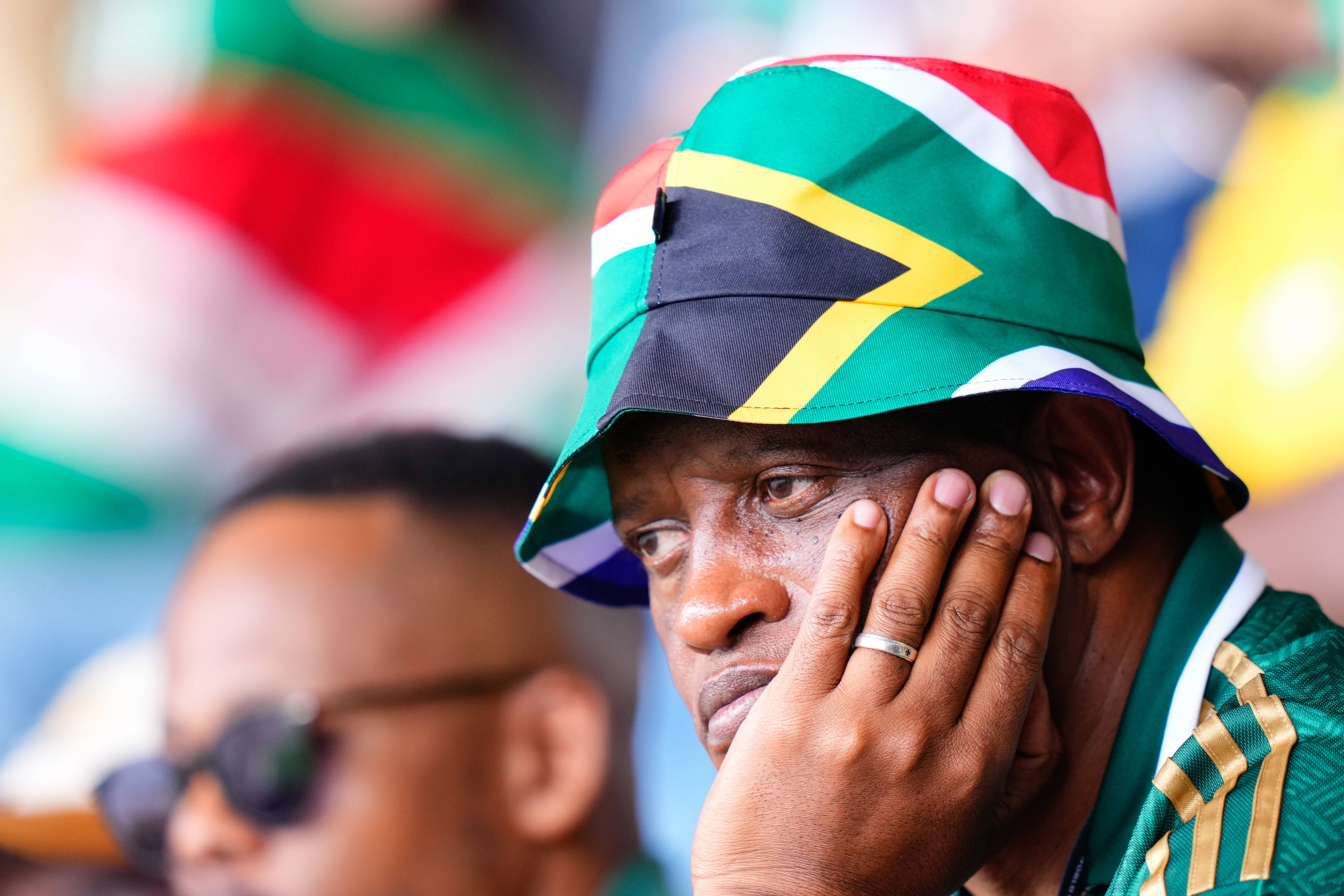 Disappointed South African fan