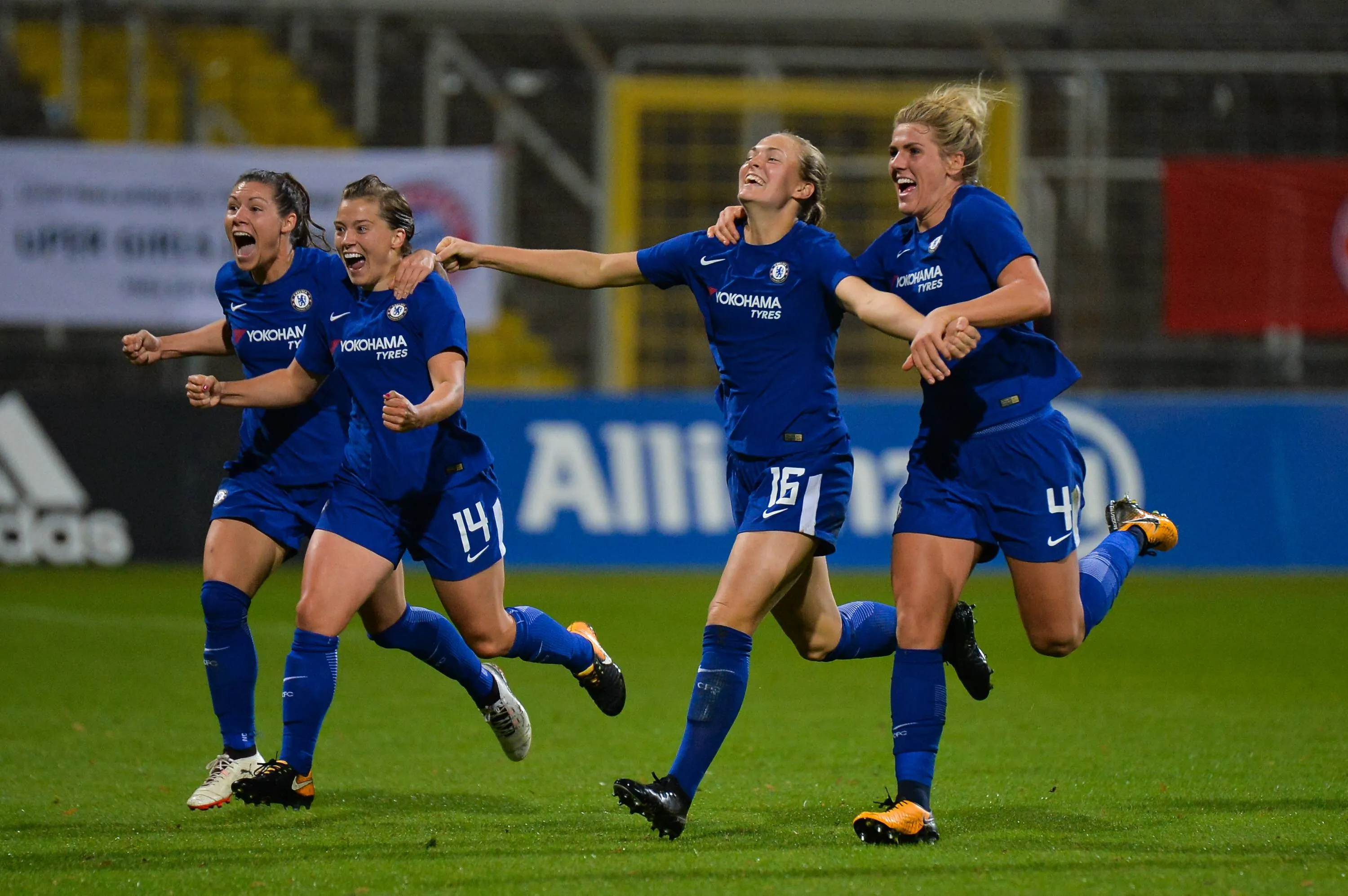 Chelsea Women celebrate