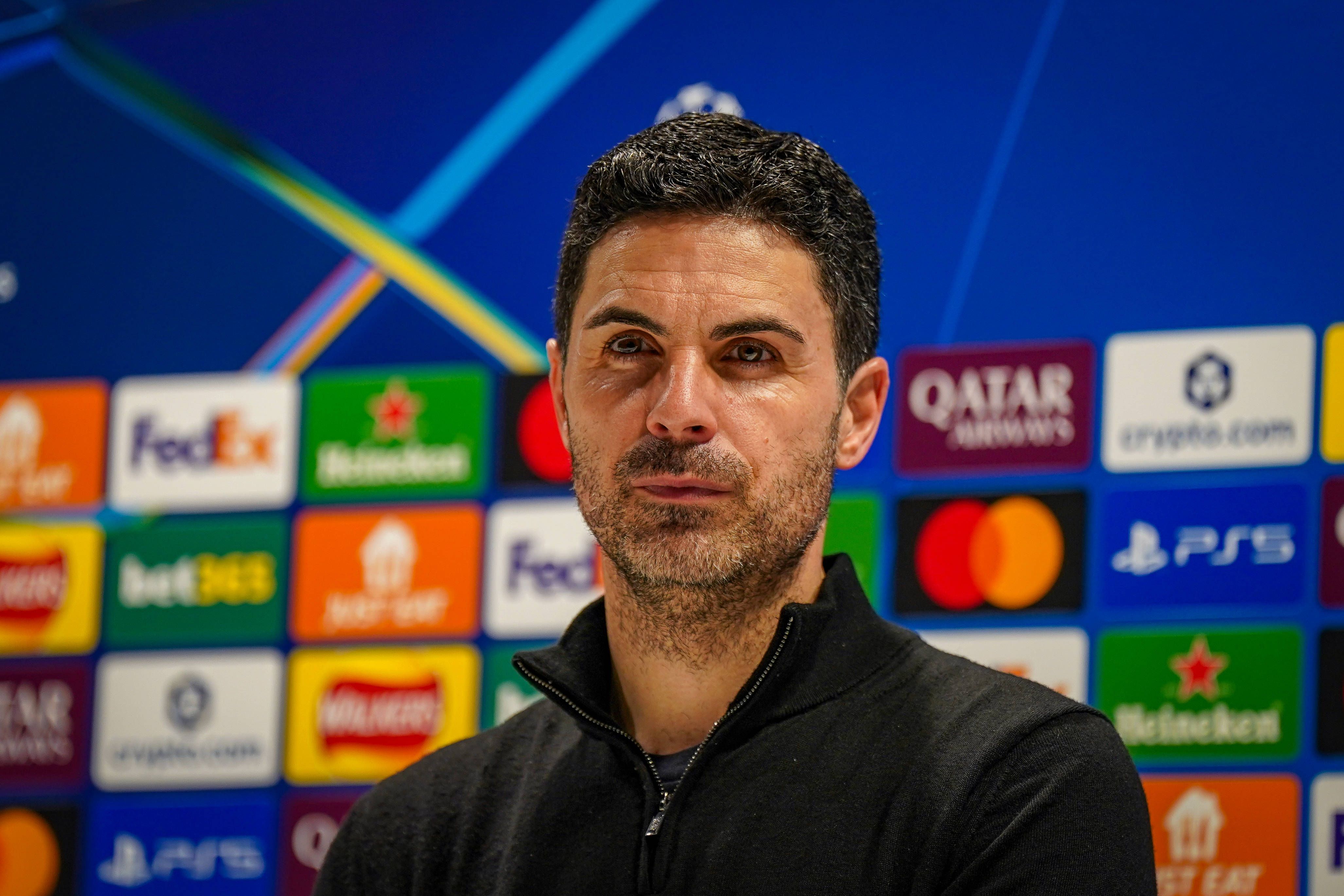 Arsenal manager Mikel Arteta