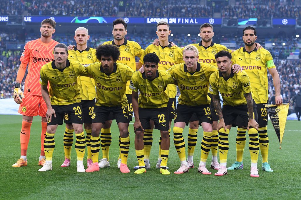 Champions League Final Borussia Dortmund Real Madrid on 01 06 2024 at Wembley Stadium in London Team photo
