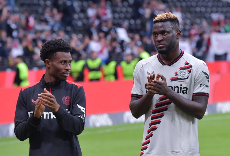 Nigerian stars Victor Boniface and Nathan Tella