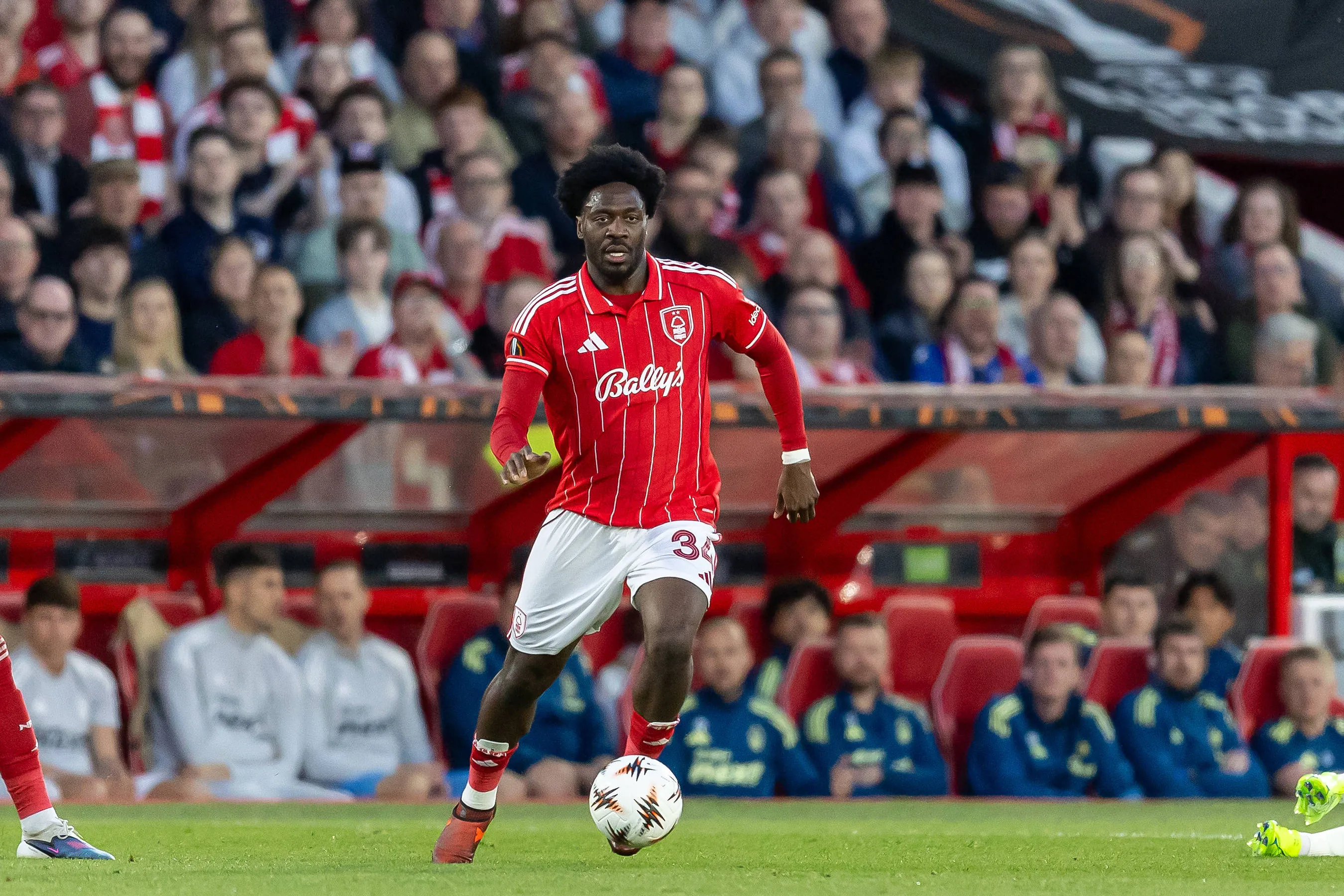 Ola Aina in action for Nottingham Forest 