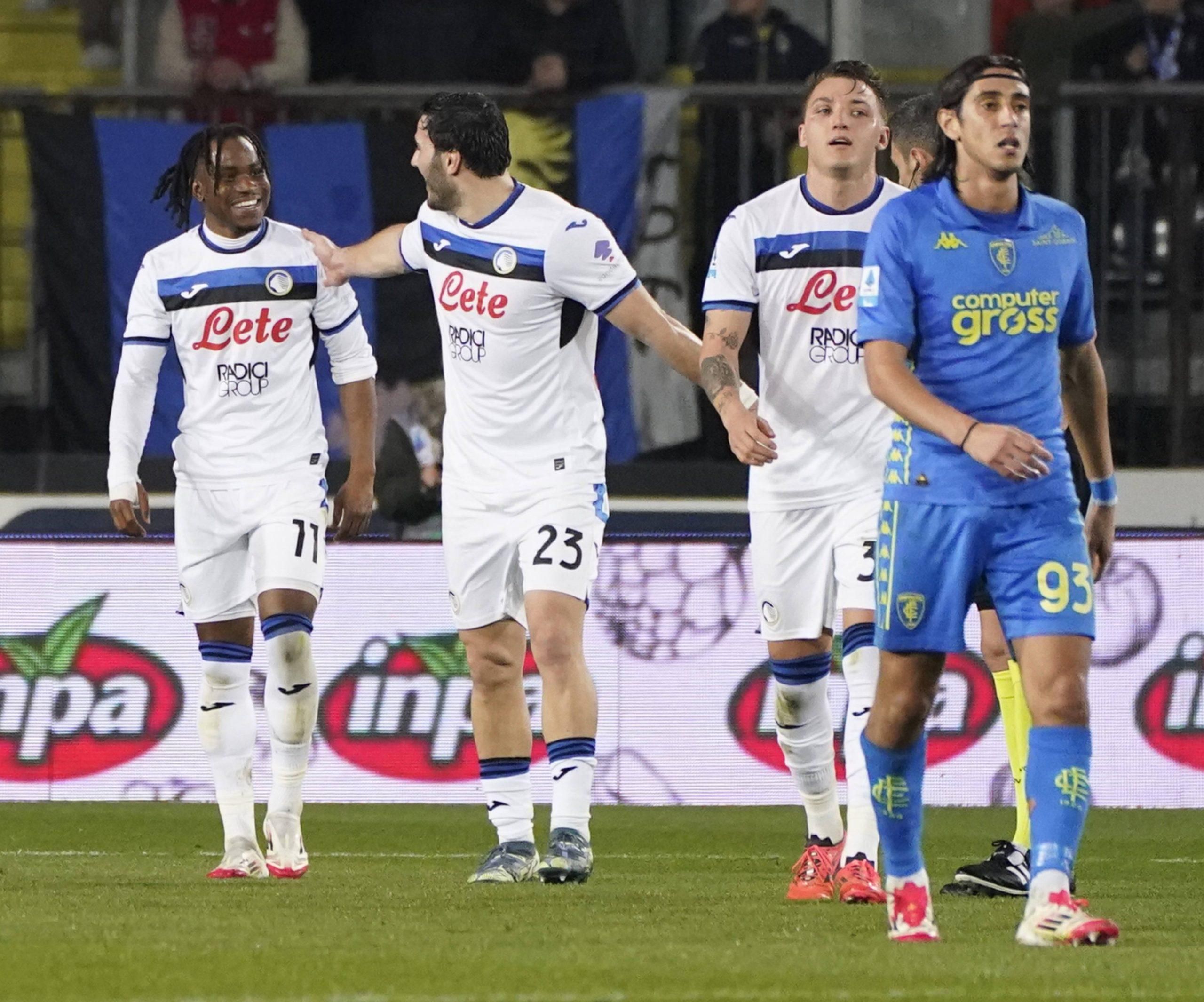 Ademola Lookman in action for Atalanta
