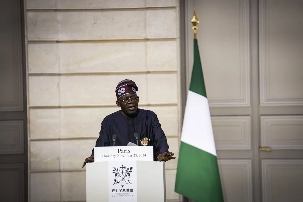 Nigeria president Bola Ahmed Tinubu